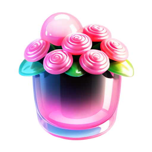 pink food bouquet - icon | sticker