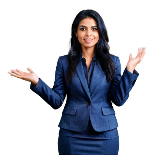 business woman with six hands like shiva - icon | sticker