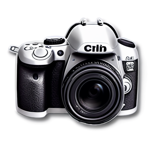 DSLR camera - icon | sticker