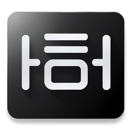 Create an icon with the Chinese character "米" in a modern, clean design. The icon should have a minimalist style, with clear lines and a simple color scheme, suitable for a tech or app logo. - icon | sticker