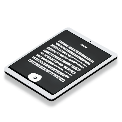 chat, book viewer, setting app for eink screen with black/white flat icon and huge style - icon | sticker