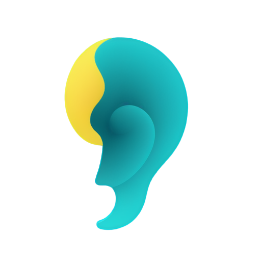 Abstract Flat Style Sponge Texture blending symmetrical open mouth Brain Hippocampus - icon | sticker