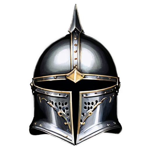 knight's helmet - icon | sticker