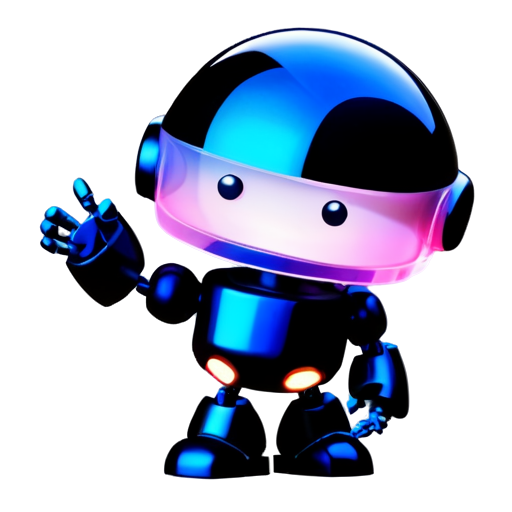 A robot named WORLD, inspired by "HELLO WORLD", with many tools in hand - icon | sticker