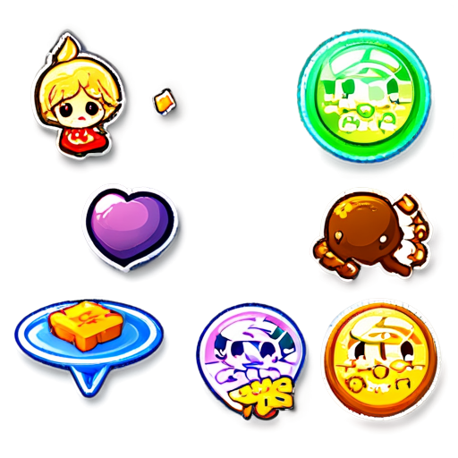 Game menu buttons - icon | sticker