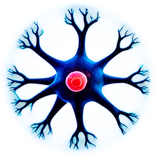 Gene and neuron hybrid - icon | sticker