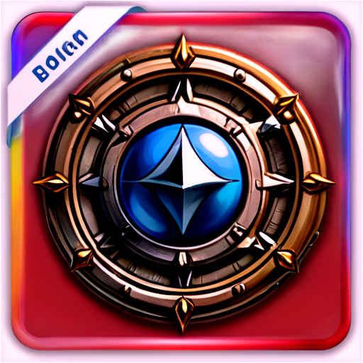 Icon for the mobile gacha game "4096 megapixels" for the guild called "bloodister". - icon | sticker