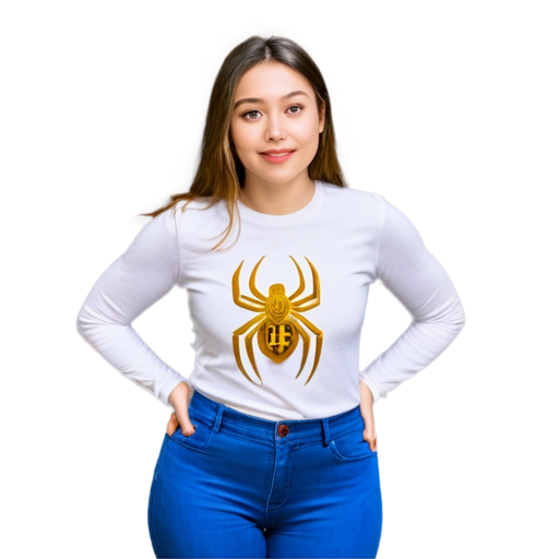 create a 3D gold spider with Bitcoin mark on her back I prefer a large and fat one and cute also - icon | sticker