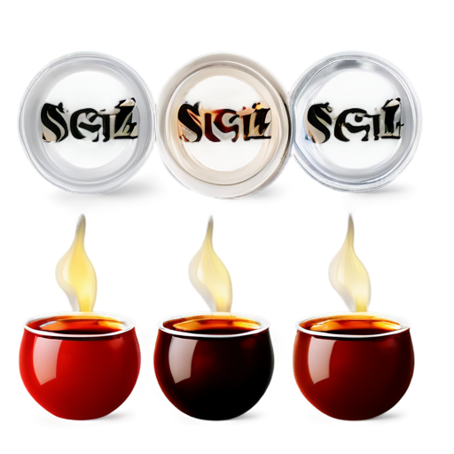 a company selling oil perfumes (bowls) with the name SEGIZ, which means "eight" in Kazakh, and the eight is a symbol of the devil - icon | sticker