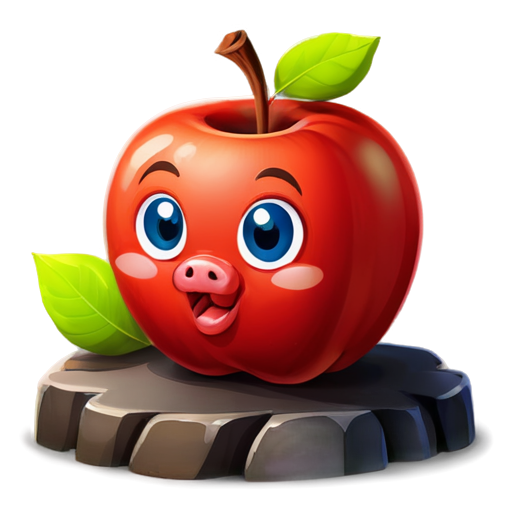 apple icon for 2d merge game for boar of merge objects - icon | sticker