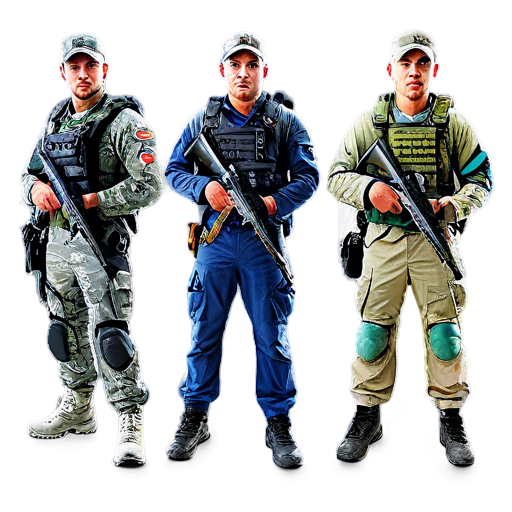 Four-man squad - icon | sticker