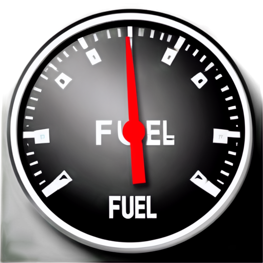 fuel display with empty white field on transparent background without letters - icon | sticker