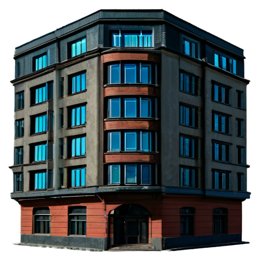 multi-storey building named Saratovskaya 31 - icon | sticker