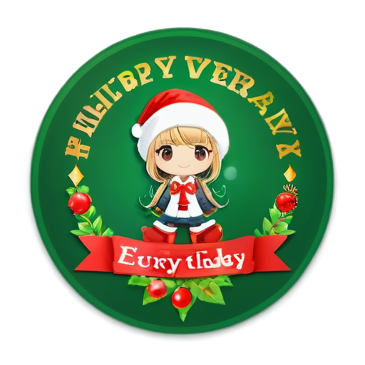 holiday every day. beautiful emblem. - icon | sticker