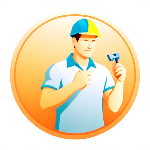 Electrician, Electrical installation - icon | sticker