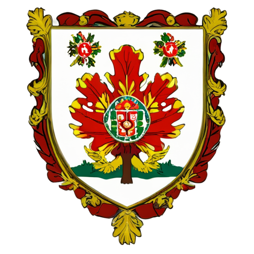 coat of arms of the village of Pochenary of the Chuvash Republic - icon | sticker