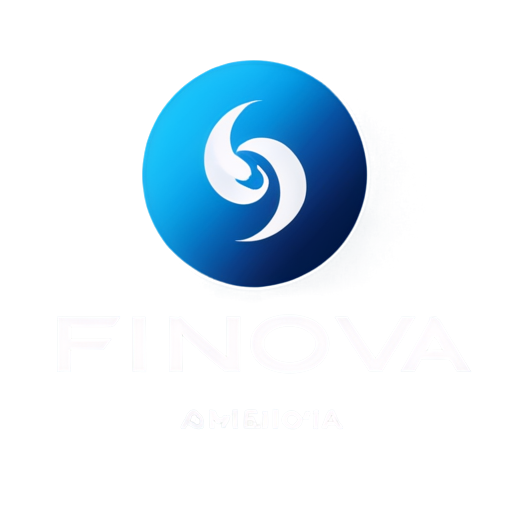 Assignment: to design a logo for FinNova, a financial technology startup. The goal of the logo: to reflect the innovativeness and reliability of the company. Main elements: stylized abstraction symbolizing movement and growth, company name “FinNova”. Color palette: blue, gray, and white. Format: the logo should be presented in vector formats AI and SVG, as well as in raster format PNG with transparent background. Optional: the logo should look good both in color and in black and white. - icon | sticker