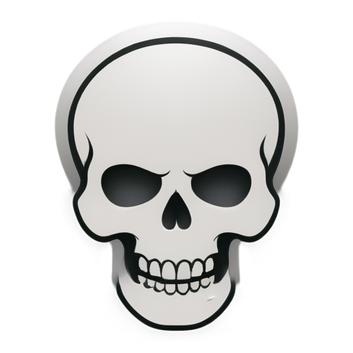 Skull graffiti - icon | sticker