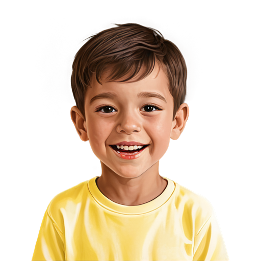 cartoon, face, happy, boy - icon | sticker