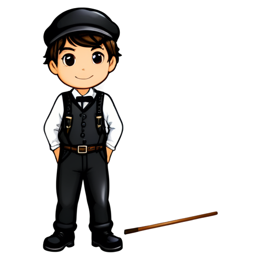 chimney sweep - icon | sticker