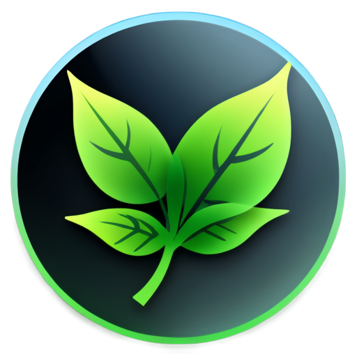 An icon for task management in the BEO cryptocurrency project, blending eco-friendly and innovative design. It features a checklist integrated with a leaf symbol and glowing blockchain lines, symbolizing organization and sustainable progress. The background is a gradient of green and blue tones." - icon | sticker