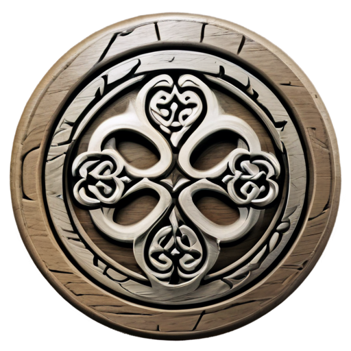 Style: Celtic RPG Icon Item: Wood - icon | sticker