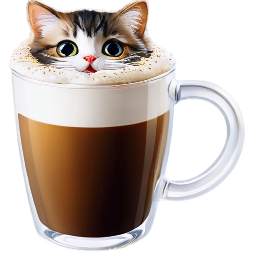 kittyfoam coffee - icon | sticker