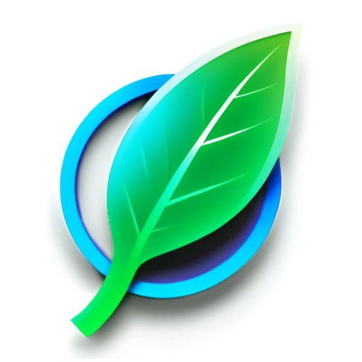 An icon for task management in the BEO cryptocurrency project, blending eco-friendly and innovative design. It features a checklist integrated with a leaf symbol and glowing blockchain lines, symbolizing organization and sustainable progress. The background is a gradient of green and blue tones." - icon | sticker