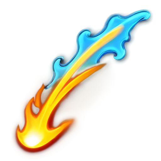 fire,neon lights - icon | sticker