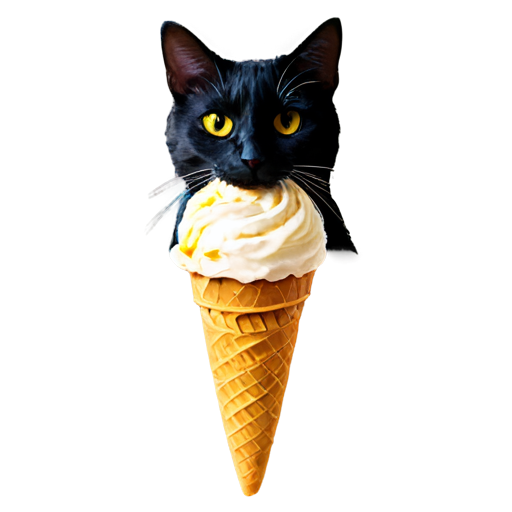 icecream for cats - icon | sticker