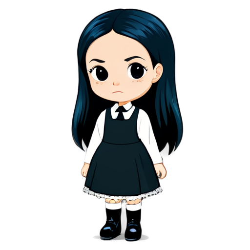 Wednesday addams - icon | sticker