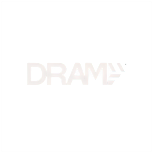 Drama Test text with a logo icon - icon | sticker