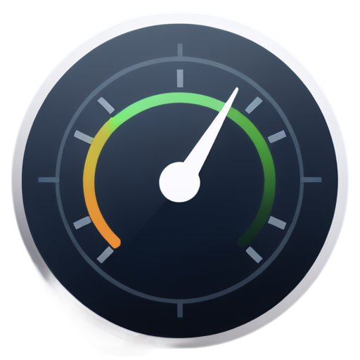 a speed test application - icon | sticker