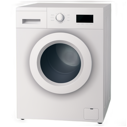 Washing machine icon on white background - icon | sticker