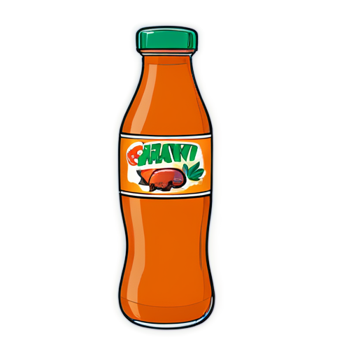 A huge chunk of chav meat with chav herb juice and yam-yam spices. - icon | sticker