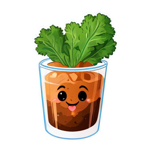 A huge chunk of chav meat with chav herb juice and yam-yam spices. - icon | sticker