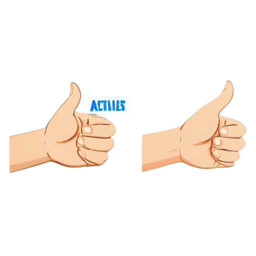 activist hand - icon | sticker