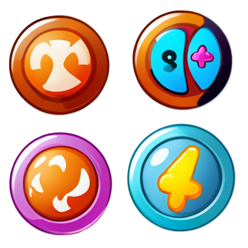 Game menu buttons image and icons - icon | sticker