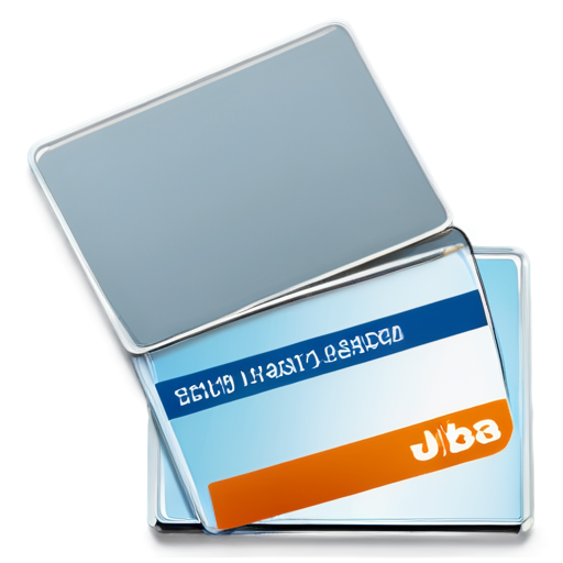 Bank card holder - icon | sticker