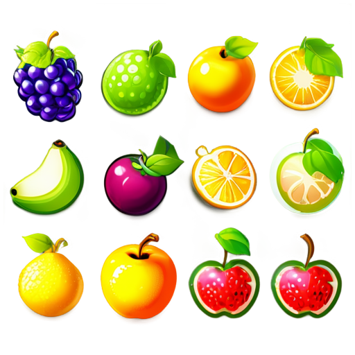 create icon for fruit throw game - icon | sticker