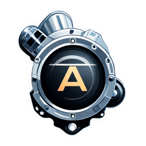 engine icon with aws lambda icon - icon | sticker