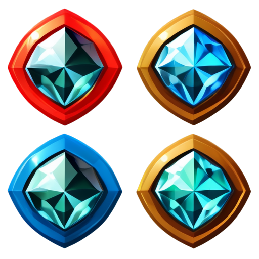 diamond plug icon for 2d merge game for board of merge objects, playrix style - icon | sticker