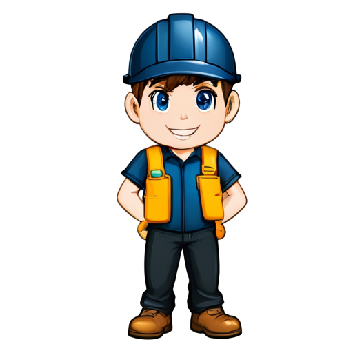 Electrician, Electrical installation - icon | sticker