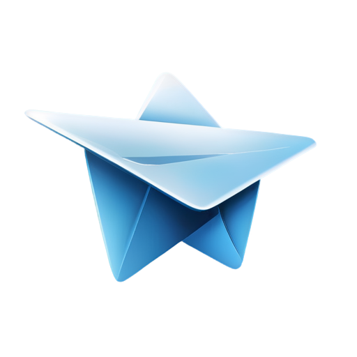 telegram logo in darkness - icon | sticker