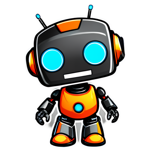 A robot - icon | sticker