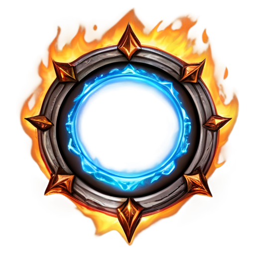 UI Fire element icon for RPG like Elden Ring - icon | sticker