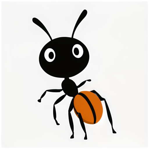 cute ant for education business - icon | sticker