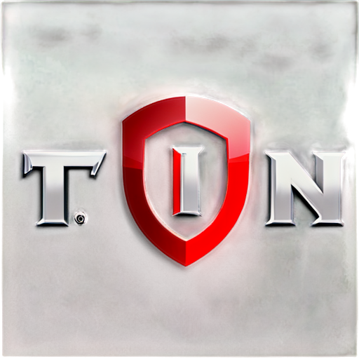 IT equipment company "tiTan group" logo (not a pc) show more different details. Use gary and red colors. - icon | sticker