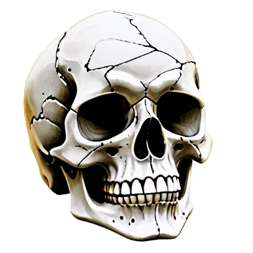 Skull graffiti - icon | sticker