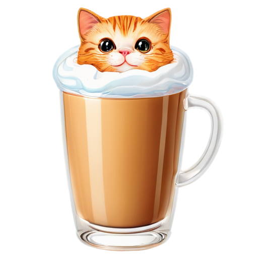 kittyfoam latte - icon | sticker